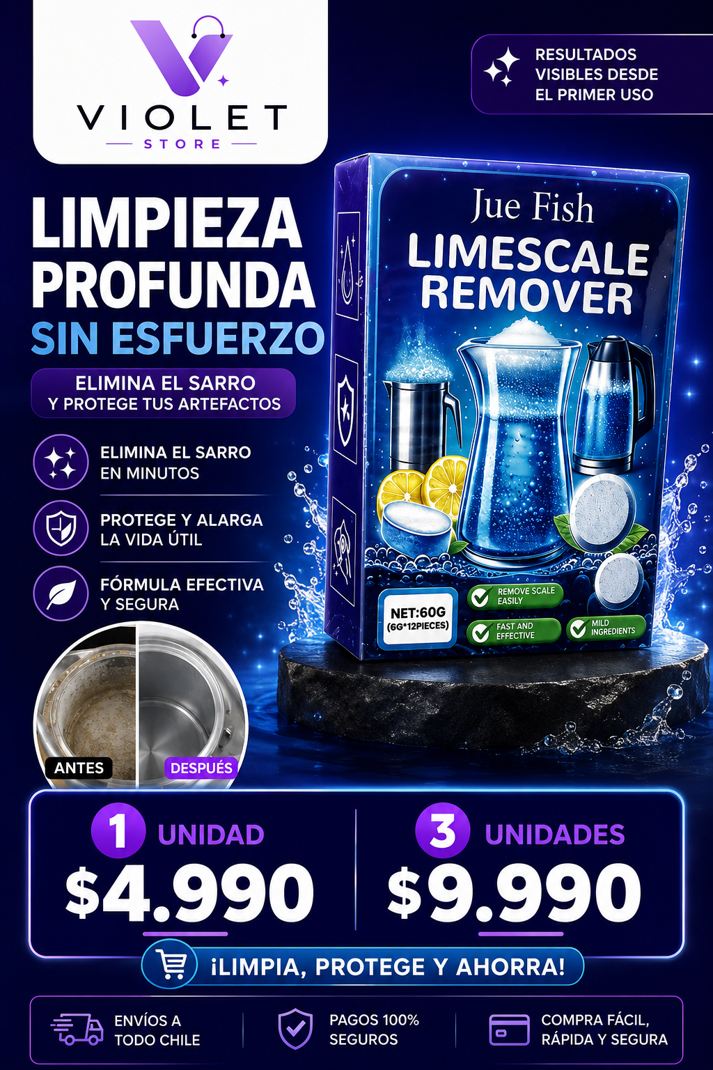 PASTILLAS LIMPIA HERVIDOR